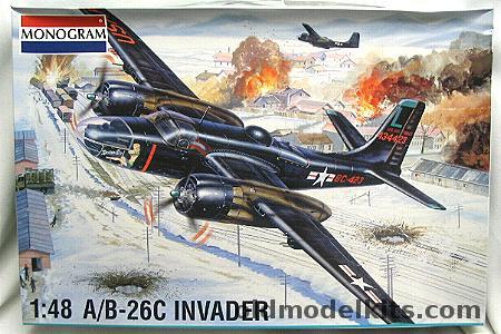 Monogram 1/48 A/B-26C Invader - (A-26  B-26), 5508 plastic model kit